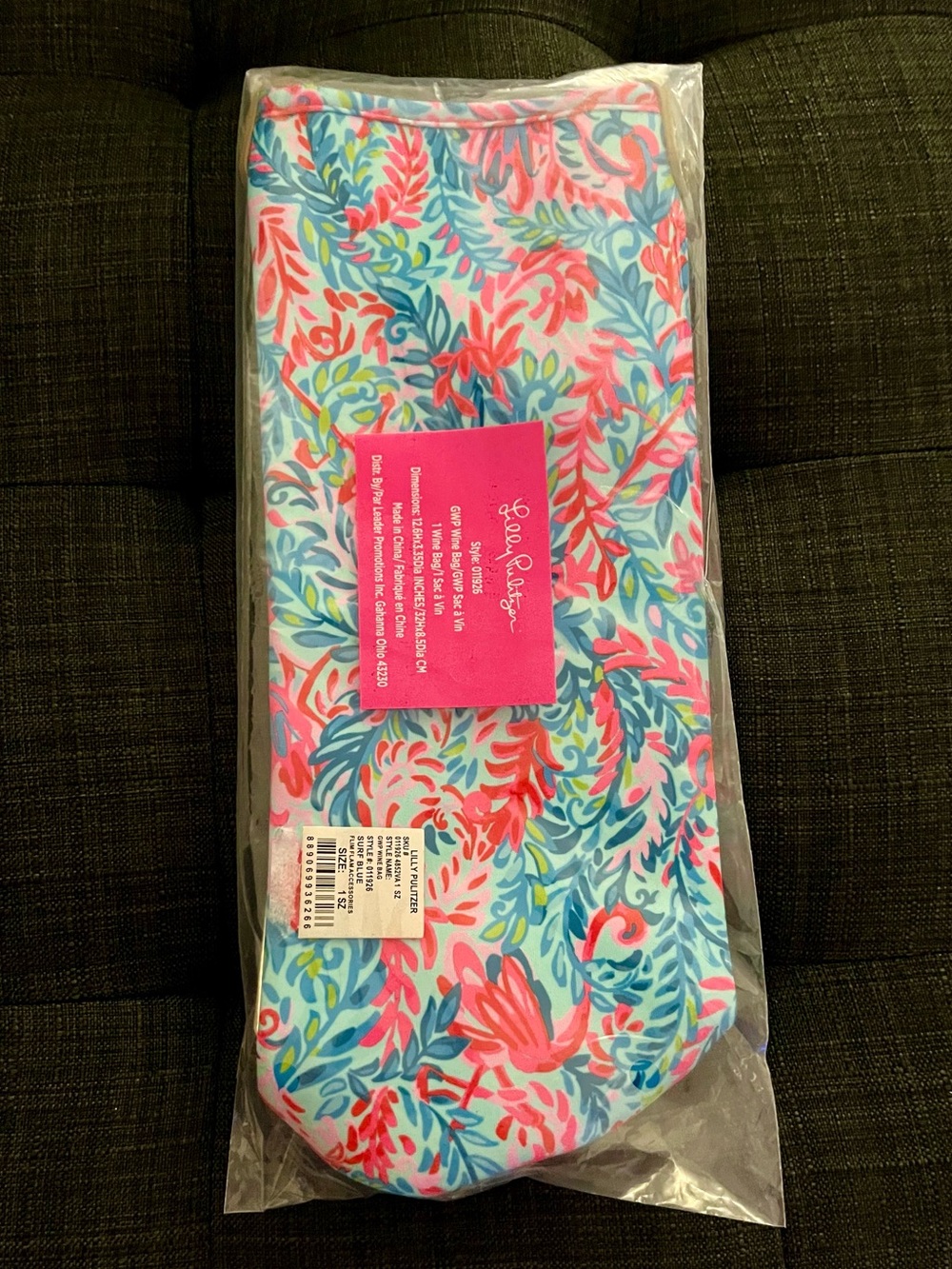NWT Lilly Pulitzer Wine Bag in Surf Blue🍷 🛍️ 🏄‍♀️